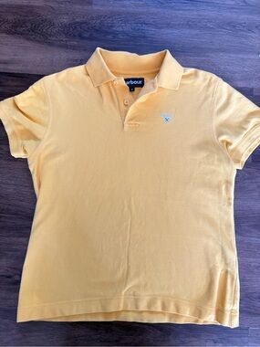 Barbour Preppy Citrine Polo Shirt S